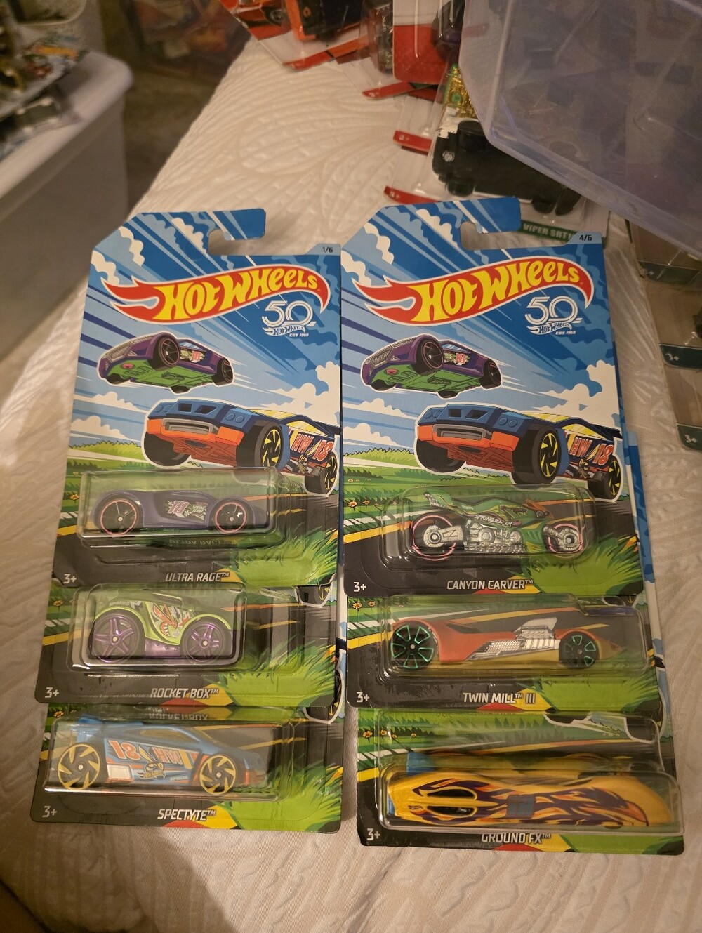 2018 Hot Wheels Spring Complete set of 6 Cars